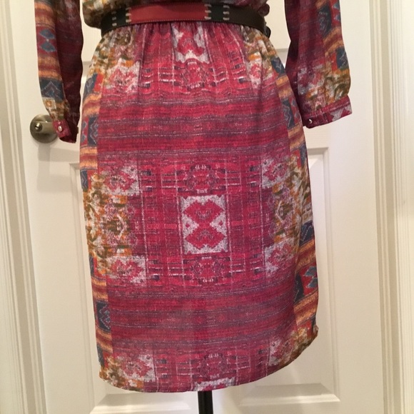 Forever 21 Contemporary Aztec Wrap Dress - Picture 7 of 8